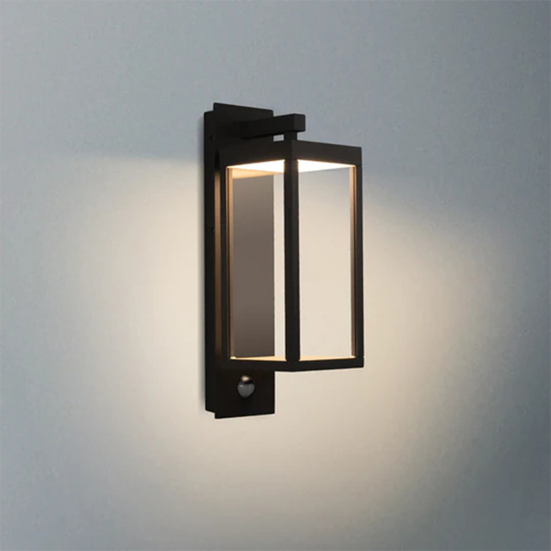(XXII) DXXIX IP54 CXXXV 750M ducitur Nigrum / White / Gray Dies / Nocte sensorem Outdoor Wall lux