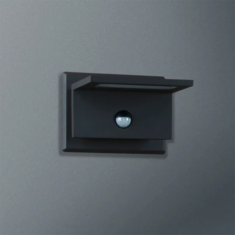 (XVII) CCCIX LED Nigrum / Silver / White IP54 10W 680LM exterior Wall lux